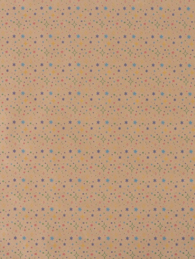 Бумага упаковочная крафт «Искры», 70×100 см