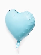Воздушные шары фольгированные 17" «Сердце», голубой сатин, набор 5 шт. (комплект 2 шт) - фото 65464304
