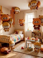 Воздушный шар фольгированный 27" «Красная панда» 10925487