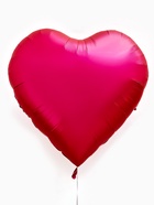 Воздушный шар фольгированный 63" «Сердце», фуксия - фото 65464392