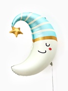 Воздушный шар фольгированный 28" «Голубой месяц» - Фото 2