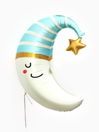 Воздушный шар фольгированный 28" «Голубой месяц» - Фото 3