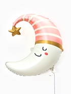 Воздушный шар фольгированный 28" «Розовый месяц» - Фото 1