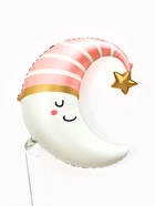 Воздушный шар фольгированный 28" «Розовый месяц» - Фото 4