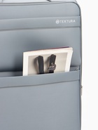 Чемодан на колёсах TEXTURA, 109 л, кодовый замок, с увеличением, 47×30×78 см, 28", серый  (артикул 10940825)  большой выбор товаров оптом и в розницу по низким ценам с доставкой