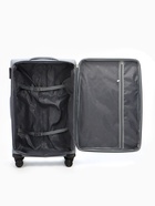 Чемодан на колёсах TEXTURA, кодовый замок, с увеличением, 47×30×78 см, 28", серый - Фото 8