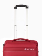 Чемодан на колёсах TEXTURA, 52 л, кодовый замок, с увеличением, 36×25×58 см, 20", красный - Фото 4