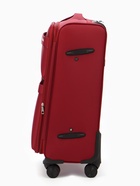 Чемодан на колёсах TEXTURA, с увеличением, кодовый замок, 42×26×68 см, 24", красный - Фото 6