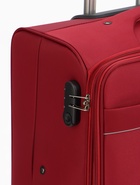 Чемодан на колёсах TEXTURA, кодовый замок, с увеличением, 47×30×78 см, 28", красный - Фото 15