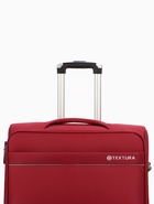 Чемодан на колёсах TEXTURA, 109 л, кодовый замок, с увеличением, 47×30×78 см, 28", красный - Фото 3