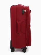 Чемодан на колёсах TEXTURA, 109 л, кодовый замок, с увеличением, 47×30×78 см, 28", красный - Фото 7