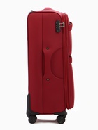 Чемодан на колёсах TEXTURA, кодовый замок, с увеличением, 47×30×78 см, 28", красный - Фото 8