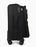 Чемодан на колёсах TEXTURA, 52 л, кодовый замок, с увеличением, 36×25×58 см, 20", чёрный 10940829