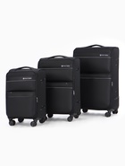 Чемодан на колёсах TEXTURA, кодовый замок, с увеличением, 36×25×58 см, 20", чёрный - Фото 12