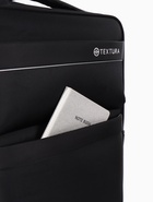 Чемодан на колёсах TEXTURA, 52 л, кодовый замок, с увеличением, 36×25×58 см, 20", чёрный - Фото 13