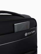 Чемодан на колёсах TEXTURA, 52 л, кодовый замок, с увеличением, 36×25×58 см, 20", чёрный 10940829