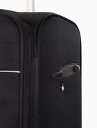 Чемодан на колёсах TEXTURA, 52 л, кодовый замок, с увеличением, 36×25×58 см, 20", чёрный - Фото 4