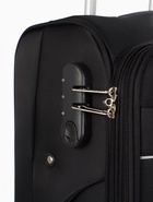 Чемодан на колёсах TEXTURA, 52 л, кодовый замок, с увеличением, 36×25×58 см, 20", чёрный 10940829