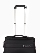 Чемодан на колёсах TEXTURA, 52 л, кодовый замок, с увеличением, 36×25×58 см, 20", чёрный - Фото 7