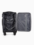 Чемодан на колёсах TEXTURA, кодовый замок, с увеличением, 36×25×58 см, 20", чёрный - Фото 10