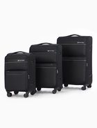 Чемодан на колёсах TEXTURA, с увеличением, кодовый замок, 42×26×68 см, 24", чёрный - Фото 12