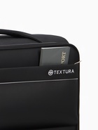 Чемодан на колёсах TEXTURA, 74 л, с увеличением, кодовый замок, 42×26×68 см, 24", чёрный - Фото 10