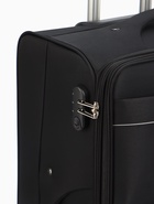 Чемодан на колёсах TEXTURA, 109 л, кодовый замок, с увеличением, 47×30×78 см, 28", чёрный  (артикул 10940832)  большой выбор товаров оптом и в розницу по низким ценам с доставкой