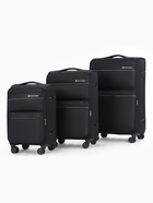 Чемодан на колёсах TEXTURA, 109 л, кодовый замок, с увеличением, 47×30×78 см, 28", чёрный - Фото 17