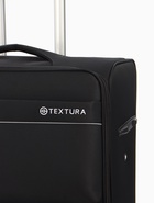 Чемодан на колёсах TEXTURA, 109 л, кодовый замок, с увеличением, 47×30×78 см, 28", чёрный  (артикул 10940832)  большой выбор товаров оптом и в розницу по низким ценам с доставкой