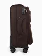 Чемодан на колёсах TEXTURA, 52 л, кодовый замок, с увеличением, 36×25×58 см, 20", коричневый - Фото 7