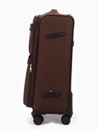 Чемодан на колёсах TEXTURA, 74 л, с увеличением, кодовый замок, 42×26×68 см, 24", коричневый - Фото 5