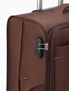 Чемодан на колёсах TEXTURA, 109 л, кодовый замок, с увеличением, 47×30×78 см, 28", коричневый - Фото 14