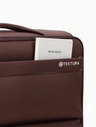Чемодан на колёсах TEXTURA, 109 л, кодовый замок, с увеличением, 47×30×78 см, 28", коричневый - Фото 10