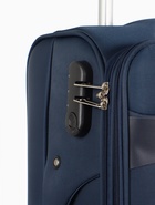 Чемодан на колёсах TEXTURA, с увеличением, кодовый замок, 36×25×58 см, 20", синий - Фото 14