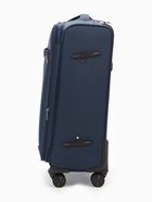 Чемодан на колёсах TEXTURA, кодовый замок, с увеличением, 42×26×68 см, 24", синий - Фото 4