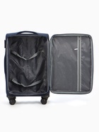 Чемодан на колёсах TEXTURA, кодовый замок, с увеличением, 42×26×68 см, 24", синий - Фото 8