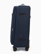 Чемодан на колёсах TEXTURA, кодовый замок, текстильный, с увеличением, 47×30×78 см, 28", синий - Фото 4