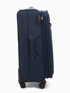 Чемодан на колёсах TEXTURA, кодовый замок, текстильный, с увеличением, 47×30×78 см, 28", синий - Фото 6