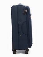 Чемодан на колёсах TEXTURA, 109 л, кодовый замок, текстильный, с увеличением, 47×30×78 см, 28", синий - Фото 7