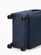 Чемодан на колёсах TEXTURA, кодовый замок, текстильный, с увеличением, 47×30×78 см, 28", синий - Фото 7