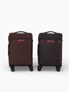 Чемодан на колёсах TEXTURA, текстильный, кодовый замок, с увеличением, 36×25×58 см, 20", коричневый - Фото 11