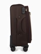 Чемодан на колёсах TEXTURA, 52 л, текстильный, кодовый замок, с увеличением, 36×25×58 см, 20", коричневый - Фото 7