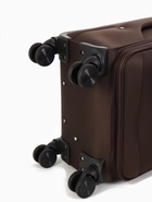 Чемодан на колёсах TEXTURA, 52 л, текстильный, кодовый замок, с увеличением, 36×25×58 см, 20", коричневый - фото 68972907