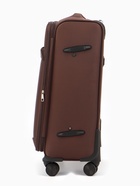 Чемодан на колёсах TEXTURA, 74 л, кодовый замок, с увеличением, 42×26×68 см, 24", коричневый - Фото 5