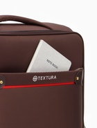 Чемодан на колёсах TEXTURA, 74 л, кодовый замок, с увеличением, 42×26×68 см, 24", коричневый 10940844