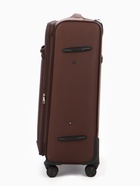 Чемодан на колёсах TEXTURA, 109 л, кодовый замок, текстильный, с увеличением, 47×30×78 см, 28", коричневый 10940845
