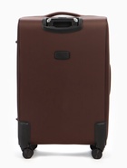 Чемодан на колёсах TEXTURA, кодовый замок, текстильный, с увеличением, 47×30×78 см, 28", коричневый - Фото 5