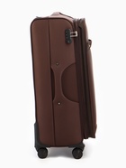 Чемодан на колёсах TEXTURA, 109 л, кодовый замок, текстильный, с увеличением, 47×30×78 см, 28", коричневый 10940845