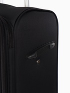 Чемодан на колёсах TEXTURA, 52 л, кодовый замок, текстильный, с увеличением, 36×25×58 см, 20", чёрный - Фото 13