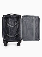 Чемодан на колёсах TEXTURA, кодовый замок, текстильный, с увеличением, 36×25×58 см, 20", чёрный - Фото 8